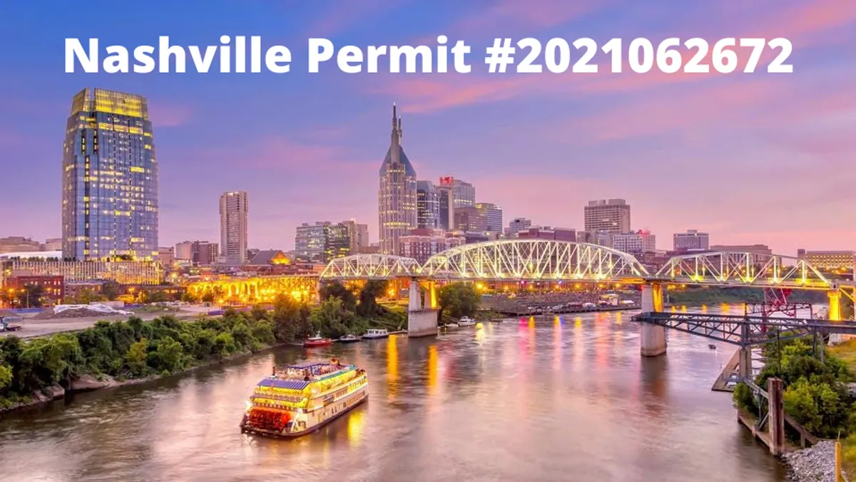 A sweeping view of the Nashville skyline with a riverboat, bridges, and reflections on the water, capturing the vibrancy and accessibility of downtown. The city’s energy and connectivity are evident in the lively urban landscape.